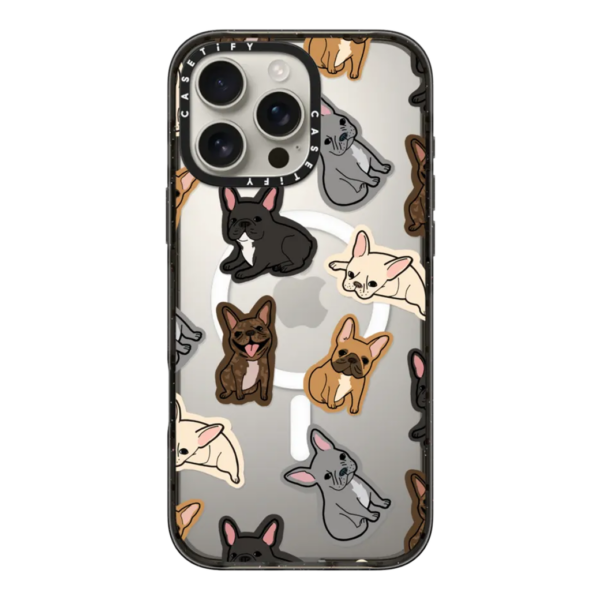 Casetify รุ่น Impact Case with Magsafe/Black - เคส iPhone 16 Pro Max - สี Excuse My Frenchie