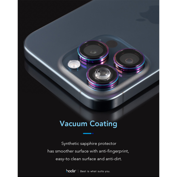 Hoda รุ่น Sapphire Lens Protector - กระจกเลนส์กล้อง iPhone 16 Pro / 16 Pro Max