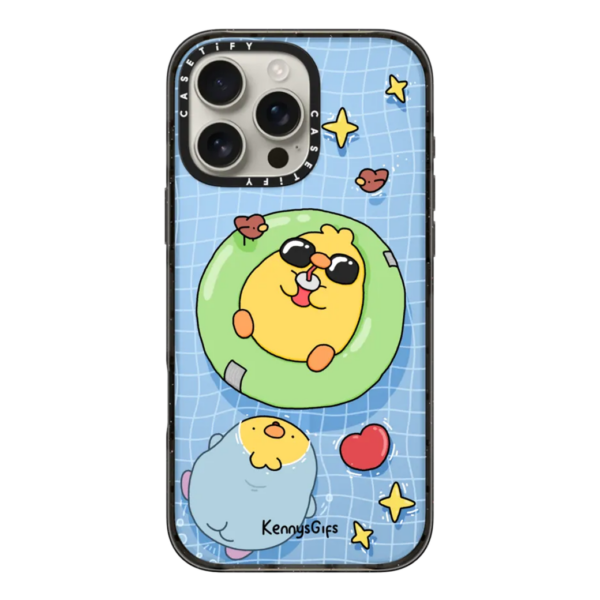 Casetify รุ่น Impact Case with Magsafe/Black - เคส iPhone 16 Pro Max - สี Pool Birb