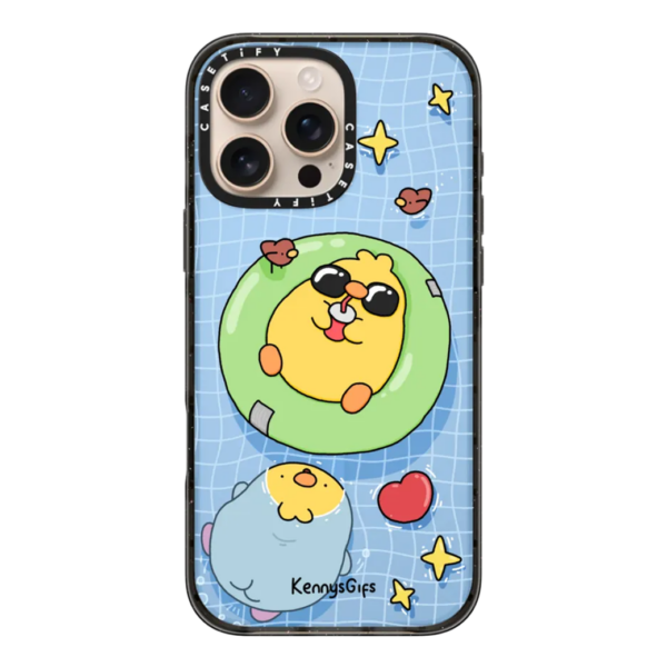 Casetify รุ่น Impact Case with Magsafe/Black - เคส iPhone 16 Pro Max - สี Pool Birb