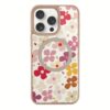 Custype รุ่น Magnetic Wireless Charging Phone Case with Printing - เคส iPhone 16 Pro - สี Colorful Flower