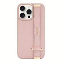 Custype รุ่น StandEase- Wrist Stand Phone Case - เคส iPhone 16 Pro Max - สี Pink