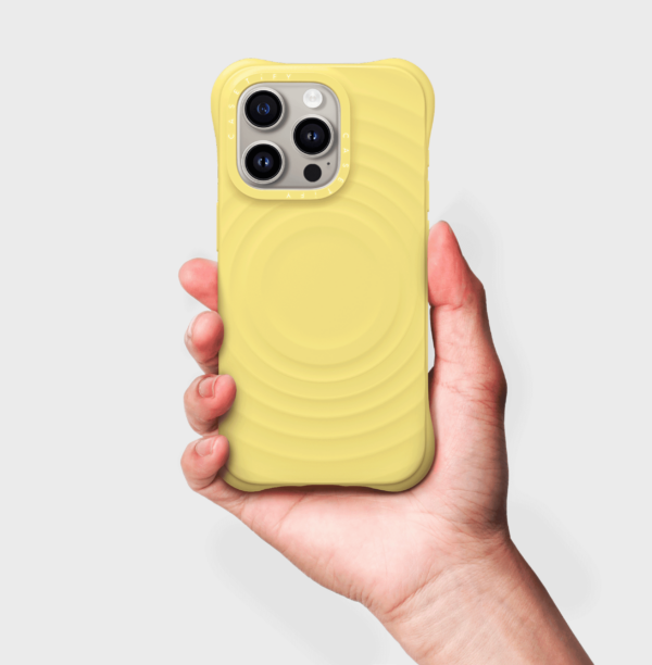 Casetify รุ่น Ripple Case - เคส iPhone 15 Pro Max - สี Butter Cream Yellow