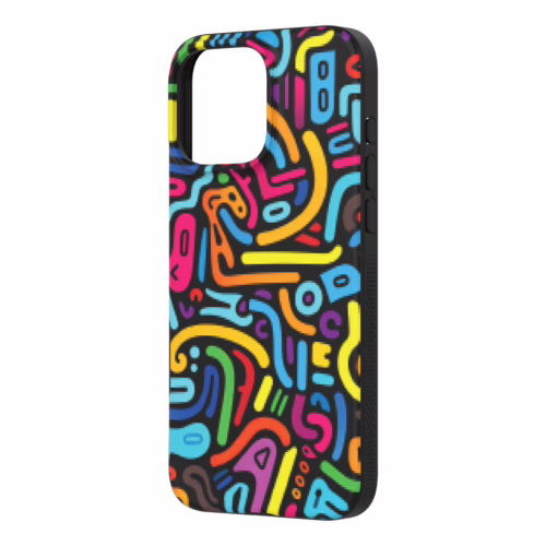 Zagg รุ่น Milan Snap - เคส iPhone 16 Pro - สี Doodle - Image 2