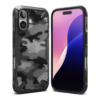 Ringke รุ่น Fusion X Design - เคส iPhone 16 Plus - สี Camo Black