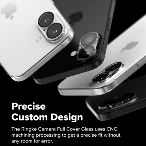 Ringke รุ่น Camera Protector Glass - กระจกเลนส์กล้อง iPhone 16 / 16 Plus (2 แผ่น) - Image 10