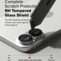 Ringke รุ่น Camera Protector Glass - กระจกเลนส์กล้อง iPhone 16 / 16 Plus (2 แผ่น)