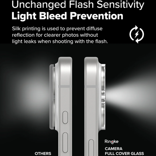 Ringke รุ่น Camera Protector Glass - กระจกเลนส์กล้อง iPhone 16 / 16 Plus (2 แผ่น) - Image 8