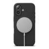 Ringke รุ่น Silicone Magnetic - เคส iPhone 16 - สี Black