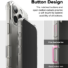 Ringke รุ่น Fusion - เคส iPhone 16 Pro Max - สี Matte Clear