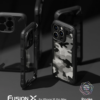 Ringke รุ่น Fusion X Design - เคส iPhone 16 Pro Max - สี Camo Black