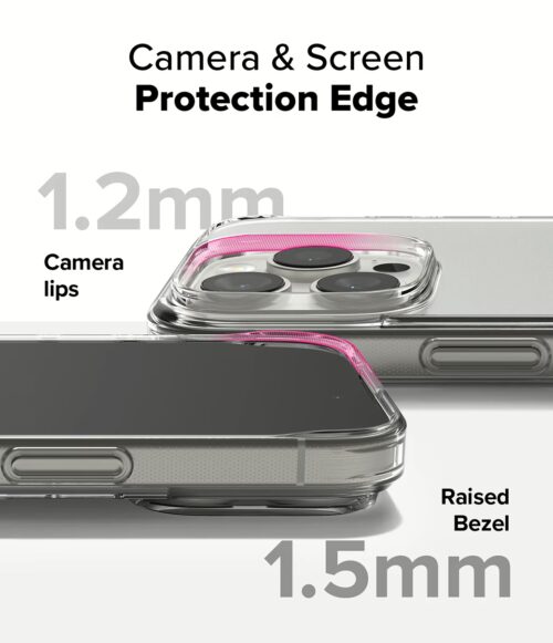 Ringke รุ่น Fusion - เคส iPhone 16 Pro - สี Matte Clear - Image 4