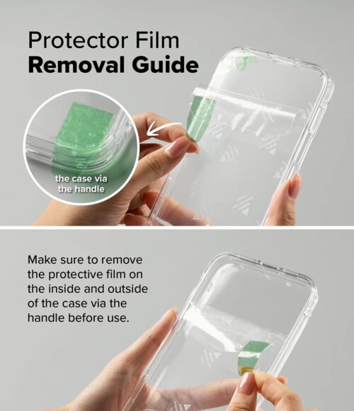 Ringke รุ่น Fusion - เคส iPhone 16 Pro - สี Matte Clear - Image 9