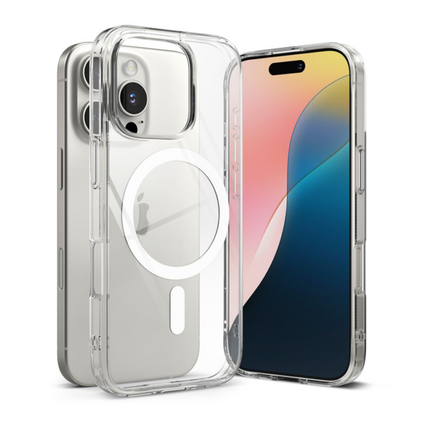 Ringke รุ่น Fusion Magnetic - เคส iPhone 16 Pro - สี Clear