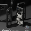 Ringke รุ่น Fusion X Design - เคส iPhone 16 Pro - สี Camo Black