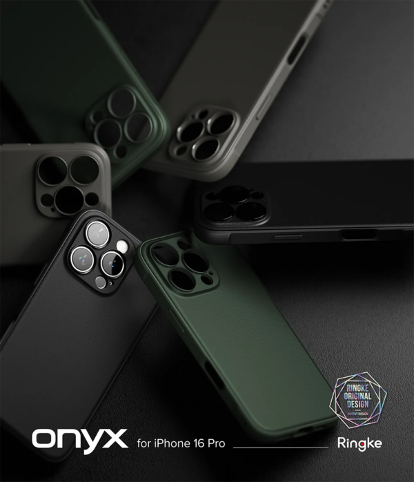 Ringke รุ่น Onyx - เคส iPhone 16 Pro - สี Dark Green