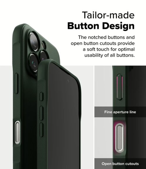 Ringke รุ่น Onyx - เคส iPhone 16 Pro - สี Dark Green - Image 8