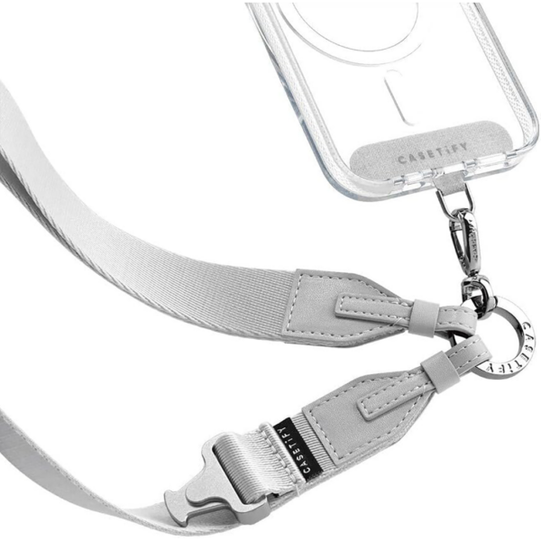 Casetify รุ่น 2-in-1 Utility Lanyard - สายคล้อง - สี Silver