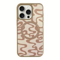 Custype รุ่น Magnetic Wireless Charging Phone Case with Printing - เคส iPhone 16 Pro Max - สี Graphic Nude