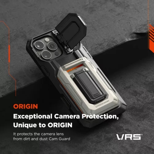 VRS รุ่น D-Wallet Origin - เคส iPhone 16 Pro - สี Black - Image 3