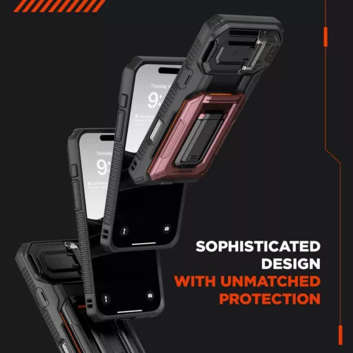 VRS รุ่น D-Wallet Origin - เคส iPhone 16 Pro - สี Black - Image 5