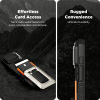 VRS รุ่น D-Wallet Origin - เคส iPhone 16 Pro - สี Black