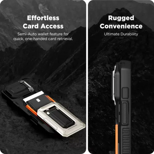 VRS รุ่น D-Wallet Origin - เคส iPhone 16 Pro - สี Black - Image 6