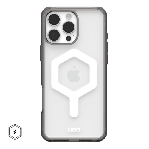 UAG รุ่น Plyo Magsafe - เคส iPhone 16 Pro Max - สี Ash/White