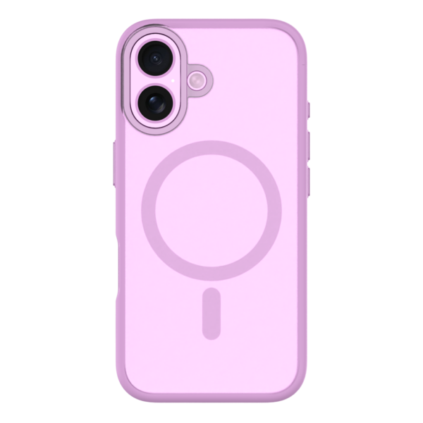 QDOS รุ่น Hybrid Soft With Snap - เคส iPhone 16 - สี Pink