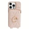 Custype รุ่น ZipPouch E-Stand Wallet Phone Case - เคส iPhone 16 Pro Max - สี Triangle Pink
