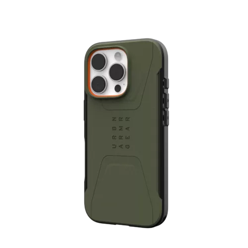 UAG รุ่น Civilian Magsafe - เคส iPhone 16 Pro - สี Olive Drab - Image 3