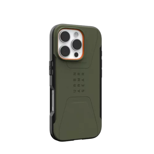 UAG รุ่น Civilian Magsafe - เคส iPhone 16 Pro - สี Olive Drab - Image 4