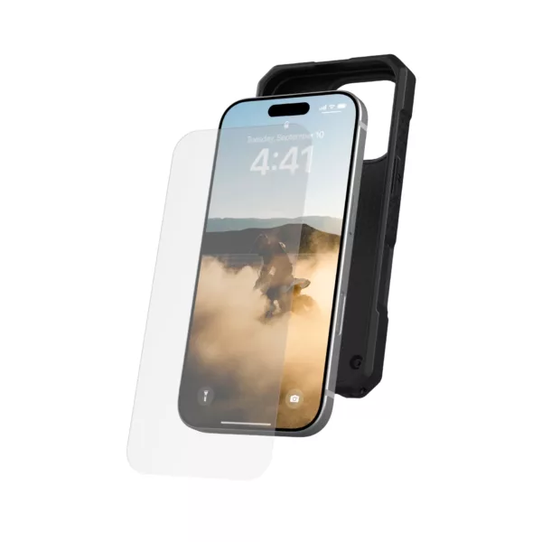 UAG รุ่น Glass Shield Ultra - ฟิล์มกระจก iPhone 16 Pro - สี Clear