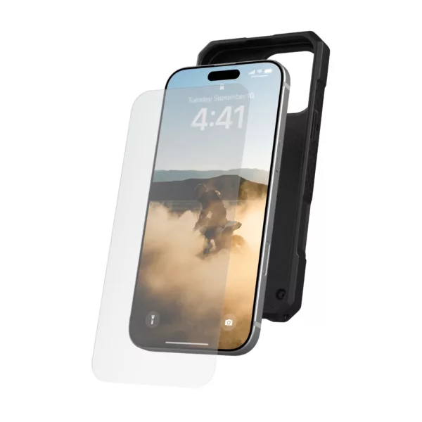 UAG รุ่น Glass Shield Ultra - ฟิล์มกระจก iPhone 16 Pro Max - สี Clear