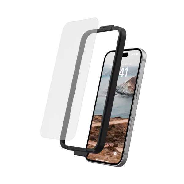 UAG รุ่น Glass Shield - ฟิล์มกระจก iPhone 16 Pro - สี Clear