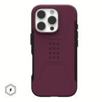 UAG รุ่น Civilian Magsafe - เคส iPhone 16 Pro - สี Bordeaux