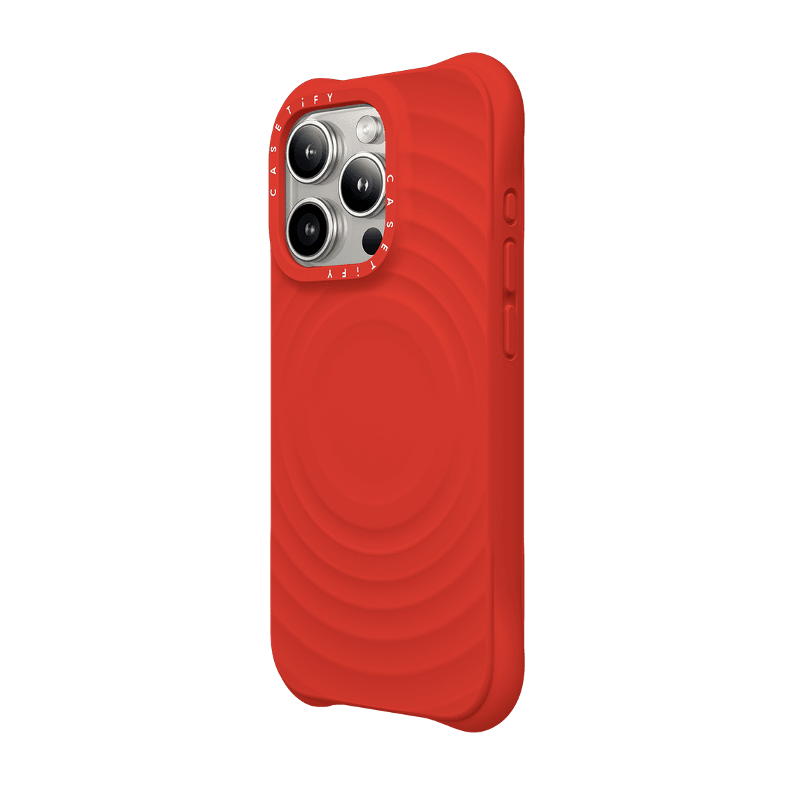 Casetify รุ่น Ripple Case - เคส iPhone 15 Pro Max - สี Scarlet Red