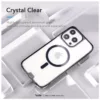 Hoda รุ่น Glass Case Crystal Pro with Magsafe - เคส iPhone 16 Pro - สี Clear Black