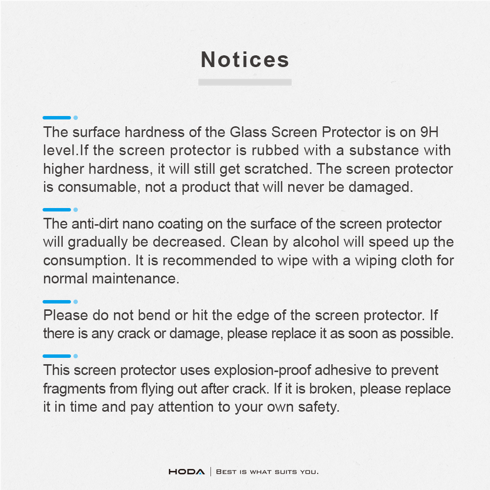 Hoda รุ่น Glass Protector Anti-Reflection - ฟิล์มกระจก iPhone 16 Pro Max