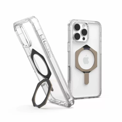UAG รุ่น Plyo XTE Magsafe - เคส iPhone 16 Pro Max - สี Clear/Titanium - Image 2