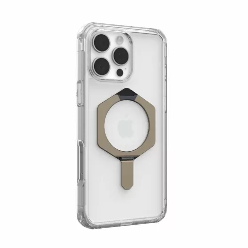UAG รุ่น Plyo XTE Magsafe - เคส iPhone 16 Pro Max - สี Clear/Titanium - Image 4