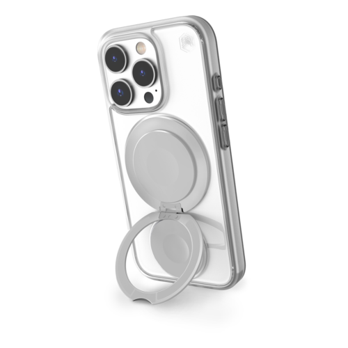 STM รุ่น Roll Spin Magsafe - เคส iPhone 16 Pro Max - สี Clear/Silver - Image 5