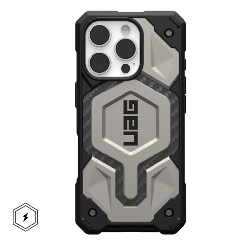 UAG รุ่น Monarch Pro - เคส iPhone 16 Pro Max - สี Titanium