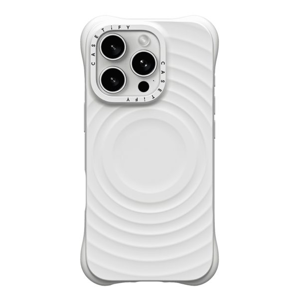 Casetify รุ่น The Ripple Case - เคส iPhone 16 Pro - สี White