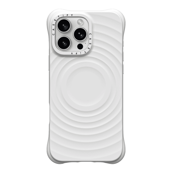 Casetify รุ่น The Ripple Case - เคส iPhone 16 Pro Max - สี White