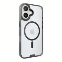 Hoda รุ่น Rough Case Magnet - เคส iPhone 16 - สี Black