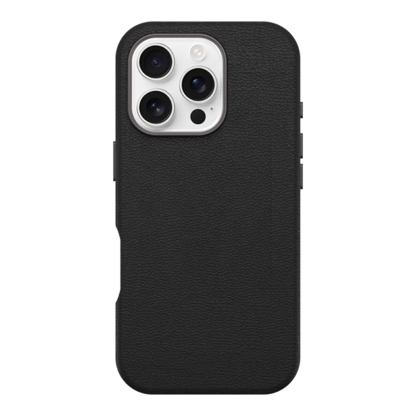 OtterBox รุ่น Symmetry Cactus Leather Magsafe - เคส iPhone 16 Pro - สี Noir Ash (Black)