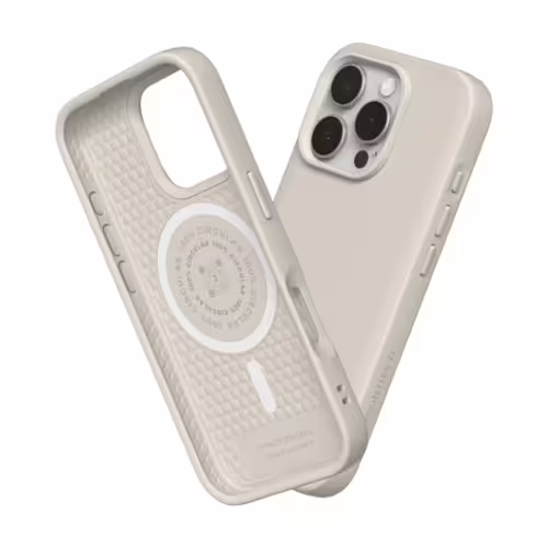 Rhinoshield รุ่น SolidSuit (MagSafe Compatible) - เคส iPhone 16 Pro Max - สี Classic Shell Beige - Image 2