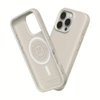 Rhinoshield รุ่น SolidSuit (MagSafe Compatible) - เคส iPhone 16 Pro Max - สี Classic Shell Beige