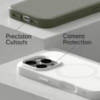 Rhinoshield รุ่น SolidSuit (MagSafe Compatible) - เคส iPhone 16 Pro Max - สี Classic Shell Beige